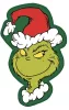 A Grincs Green Smile formapárna, díszpárna 36x23 cm
