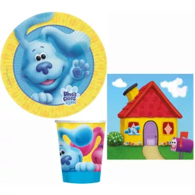 Azure Traces Party-Set mit 32 Tellern (23 cm)