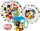 Disney Mickey Cool Summer étkészlet, micro műanyag szett bögrével 350 ml