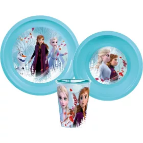 Disney Frozen Blue Forest Geschirrset, Kunststoffset