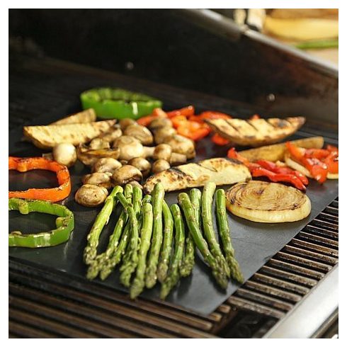 Grill sütőlap, grill alátét (tapadásmentes) 3 db