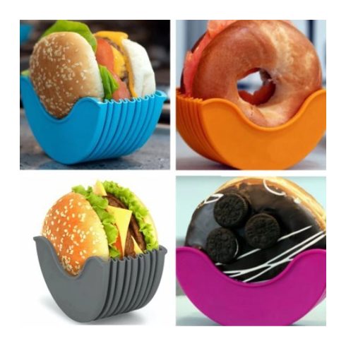 Szilikon hamburger tartó 