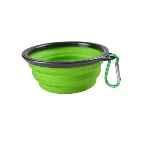 Latex hordozható etető és itató tál kutyáknak (350ML)