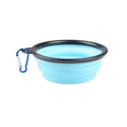 Latex hordozható etető és itató tál kutyáknak (350ML)