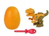 Dinoszaurusz Tyrannosaurus Rex készlet tojással DIY csavarhúzó narancssárga