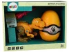 Dinoszaurusz Tyrannosaurus Rex készlet tojással DIY csavarhúzó narancssárga