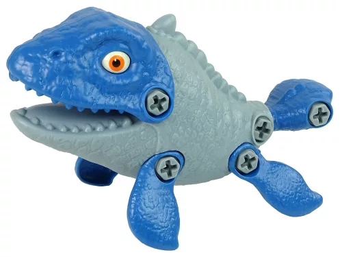 Dinoszaurusz mozaik szett tojással barkács csavarhúzó kék