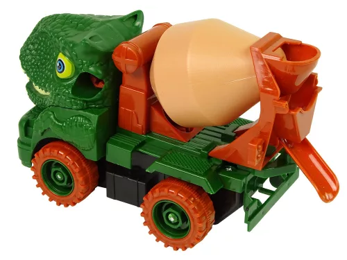 Betonszállító dinoszaurusz bontó zöld kiegészítők