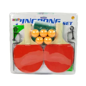 Pingpong szett, asztalitenisz ütők, 5 golyós háló
