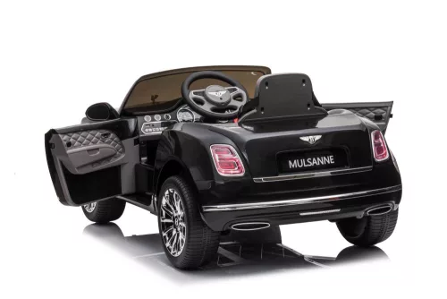 Akkumulátoros autó Bentley Mulsanne feketére festve