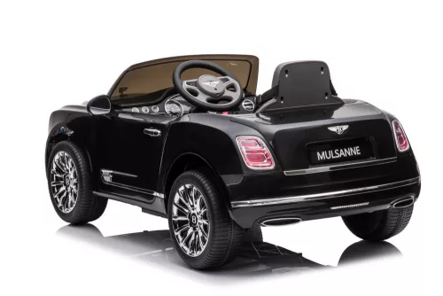 Akkumulátoros autó Bentley Mulsanne feketére festve