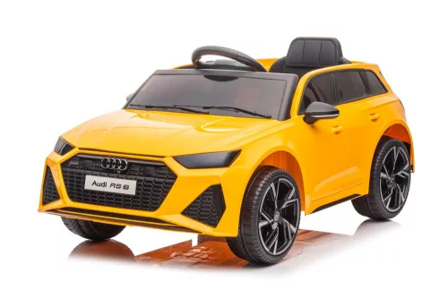 Elektromos kisautó Audi RS6 BRD-2118 sárga