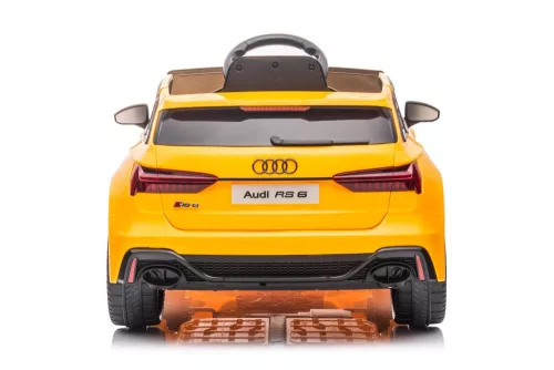 Elektromos kisautó Audi RS6 BRD-2118 sárga