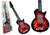 Elektromos gitár csillaghúrok színes diódák piros