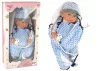 Baby Doll 46 cm Kék Csillag alakú takaró, babajáték