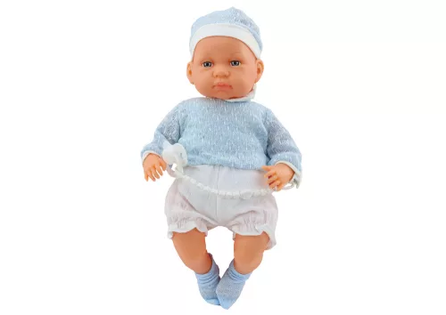 Baby Doll 46 cm-es kék cumi sapka zokni