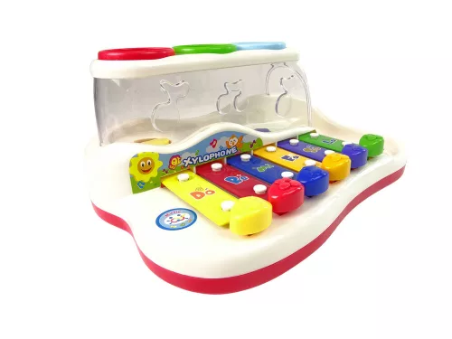 Oktató cimbalom kisgyermekeknek Kalapács Színes labdák