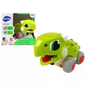 Dinoszaurusz kerekeken zöld figura