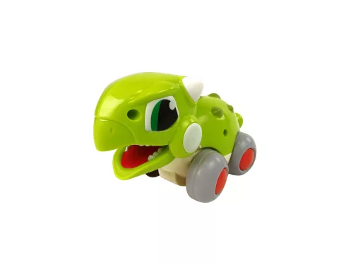 Dinoszaurusz kerekeken zöld figura