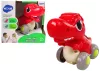 Dinoszaurusz kerekeken T-Rex piros figura
