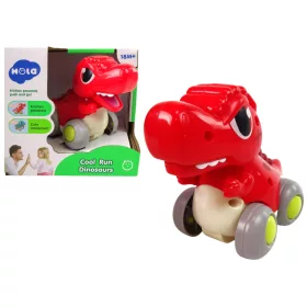 Dinoszaurusz kerekeken T-Rex piros figura