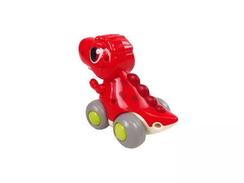 Dinoszaurusz kerekeken T-Rex piros figura