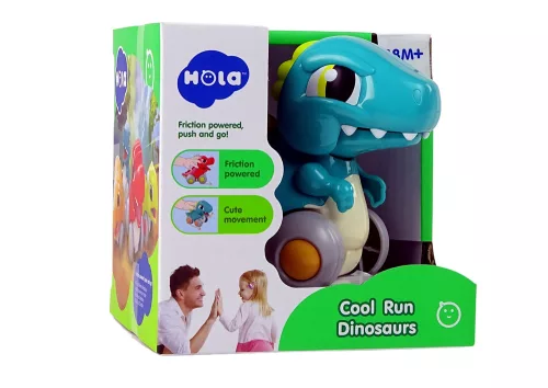 Dinoszaurusz kerekeken kék figura