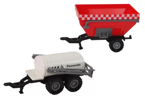 Farmer traktor készlet + 2 mezőgazdasági gép Mezőgazdasági teherautó készlet