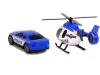 Rendőrautó-szállító készlet helikopter hangjelzővel