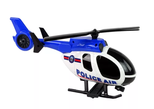 Helikopter, autó, rendőrségi jármű, hangbeállítás
