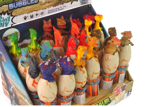 Szappanbuborékok Dinoszauruszok 18 cm Különböző színek