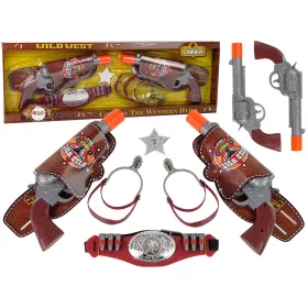   Cowboy készlet két személyre Cowboy revolver sarkantyú kiegészítők
