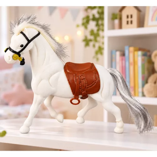 Fehér Nyereg Lófarm Figura
