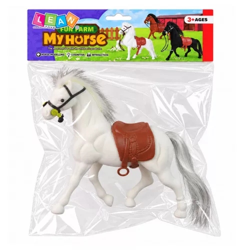 Fehér Nyereg Lófarm Figura