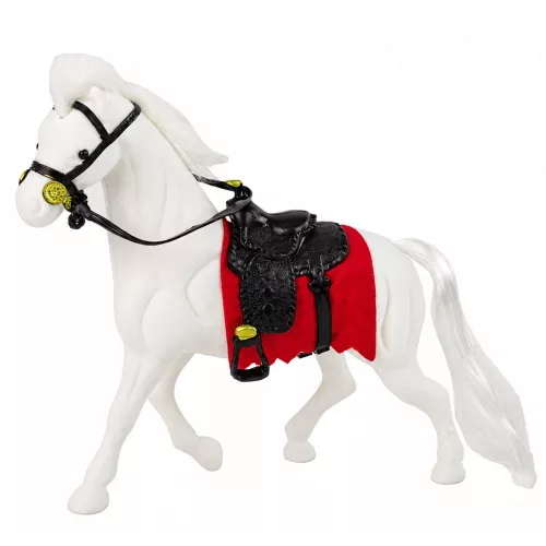 Fehér Ló Nyeregfarm figura