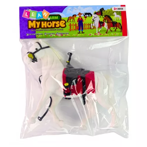 Fehér Ló Nyeregfarm figura