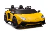 Autóakkumulátor Lamborghini XXL A8803 sárga 24V