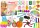 Húsvéti Fidget Toys Pop It Squishy Anti-stress 41 darabos játékkészlet.