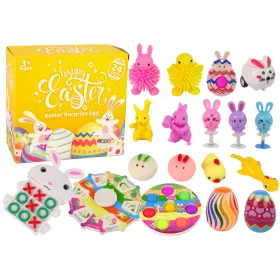   Húsvéti Fidget Toys Squishy Anti-stress játék szett 18 elem