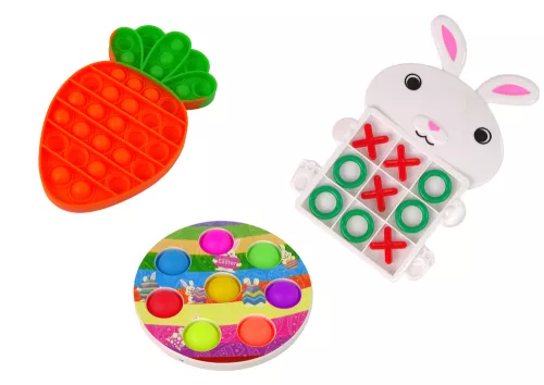 Húsvéti Fidget Toys Squishy Anti-stress játék szett 18 elem