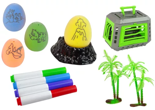 DIY kreatív készlet dinoszaurusz tojások festésére szállító