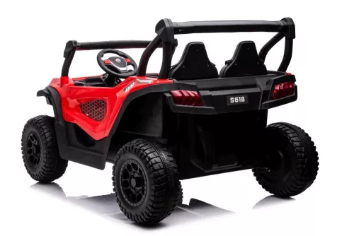 Akkumulátoros autó S618 piros 4x4