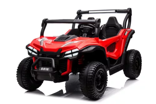 Akkumulátoros autó S618 piros 4x4