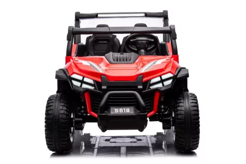 Akkumulátoros autó S618 piros 4x4