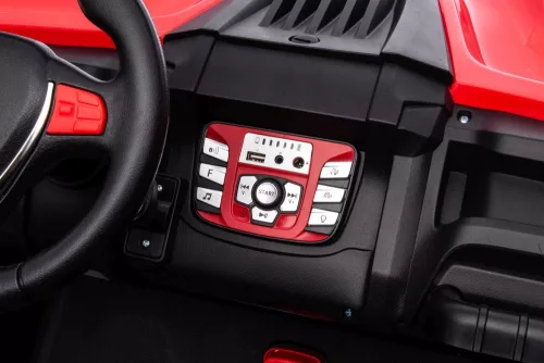Akkumulátoros autó S618 piros 4x4