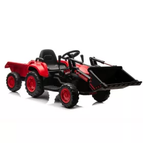 Újratölthető traktor vödörrel BW-X002A Piros