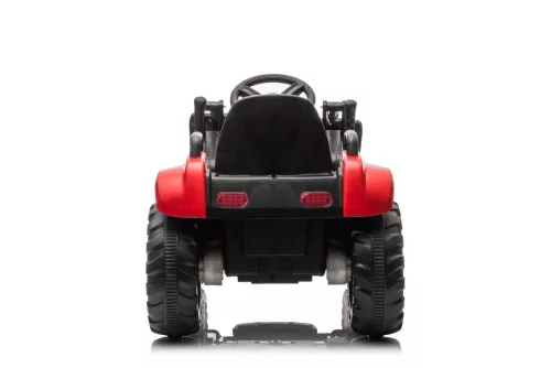 Újratölthető traktor vödörrel BW-X002A Piros