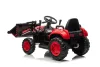 Újratölthető traktor vödörrel BW-X002A Piros