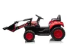 Újratölthető traktor vödörrel BW-X002A Piros
