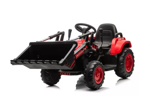 Újratölthető traktor vödörrel BW-X002A Piros